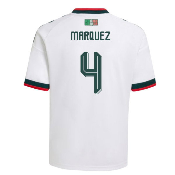 2026-2027 Mexico Away Shirt (Kids) (Marquez 4)-SoccerKits Hub | Buy Soccer Jerseys Online